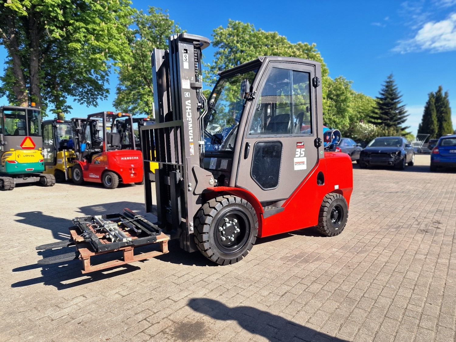 Wózek widłowy HANGCHA CPYD35
