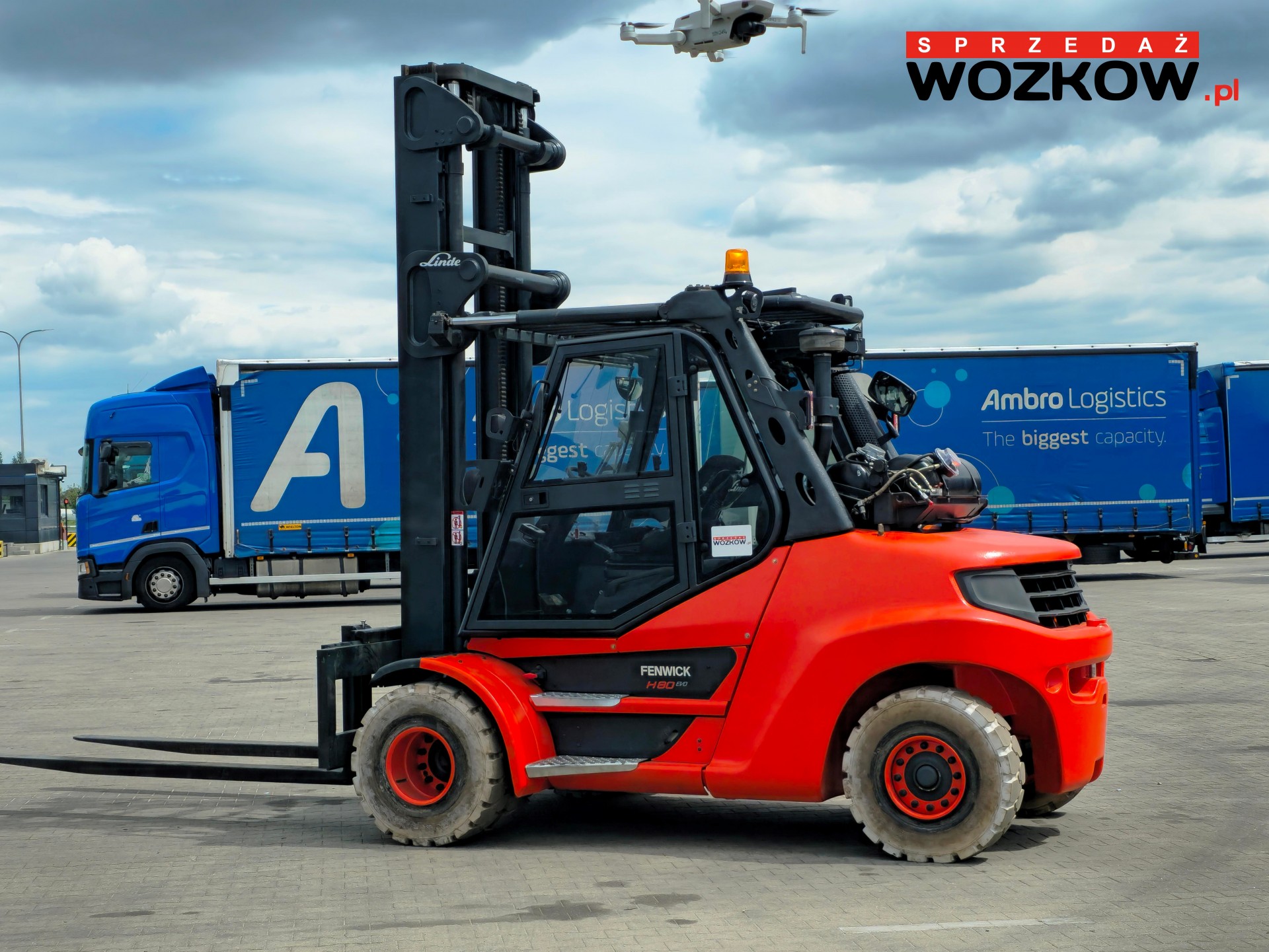 Wózek widłowy LINDE H80T/900